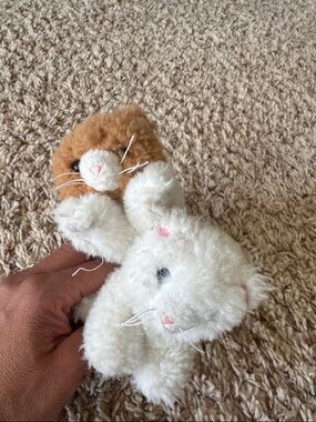American Girl Rebecca Kitten Pair - White and Orange Soft Toys
